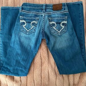 Big star jeans distressed boot cut